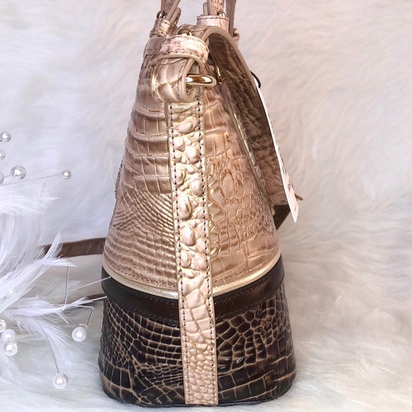 👜 New Brahmin 👜 Mini Asher Tote Chiffon Roseleaf - Picture 2 of 5